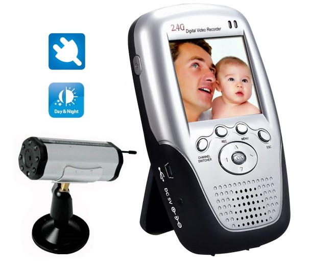 Cámara inalámbrica WiFi más pequeña, cámara espía HD1080P, detector de  cámara oculta, 1.5 horas de tiempo de batería, monitor portátil para bebé  con