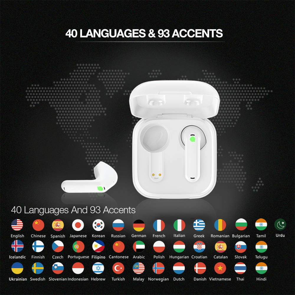 Timekettle M3 - Auriculares/auriculares con traductor de idiomas y voz