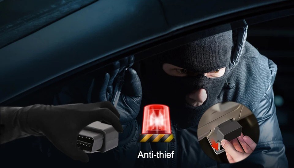 Localizador gps obd alarma desconexión anti ladrón