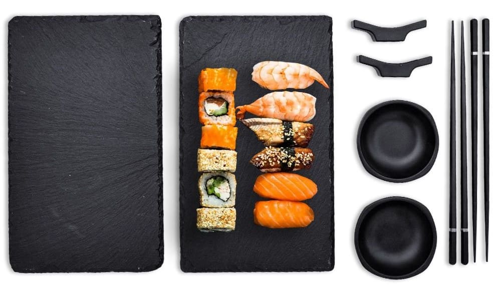 kit de servicio de sushi para preparar para 2 personas