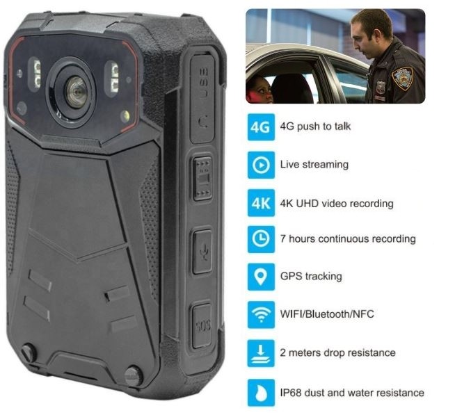 Cámara Grabadora Espía Audio Y Video Bodycam Full Hd