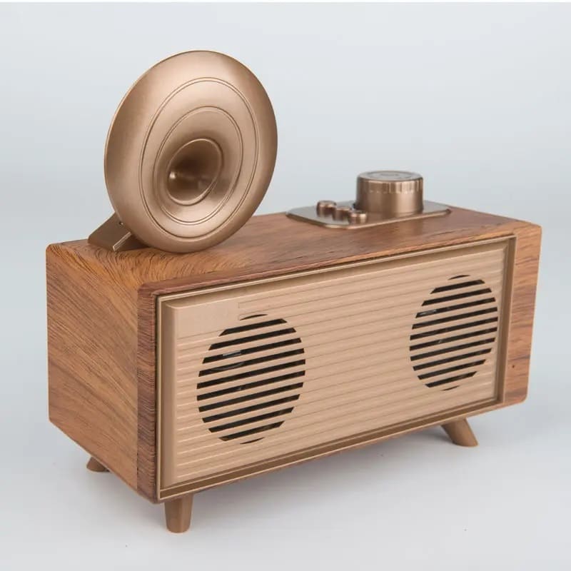 pequeño mini antiguo radio fonógrafo diseño retro vintage