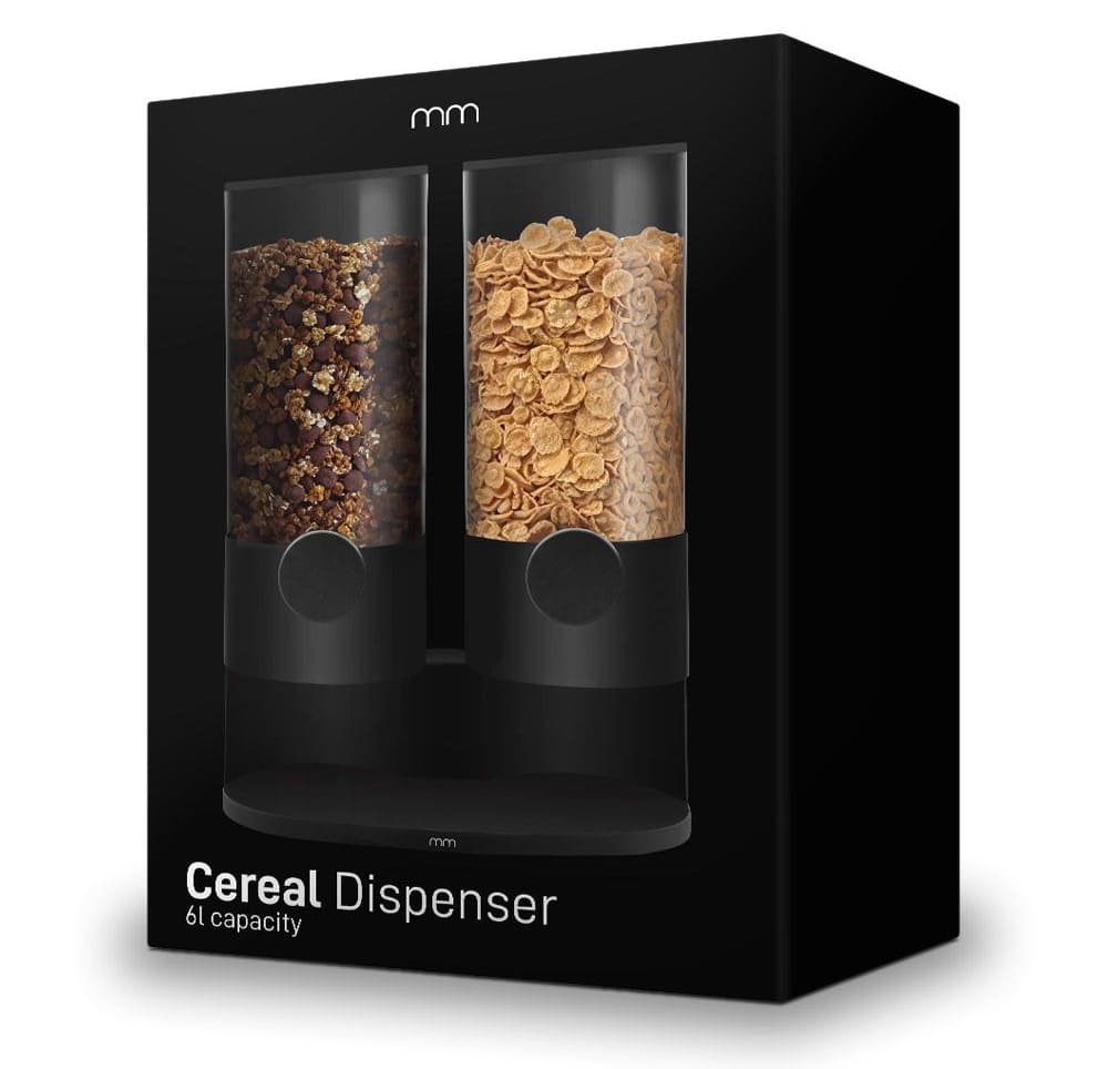 Tarros de cereales - Organizador (soporte) para muesli y copos de maíz 6l